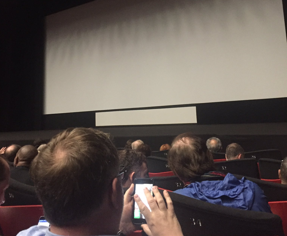 Audience in the Okja screening