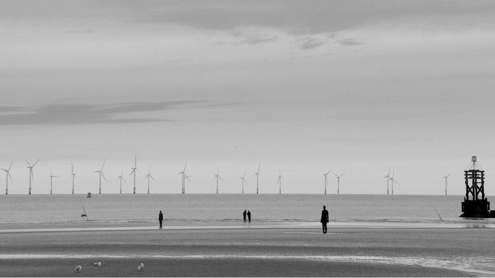 Gormley statue