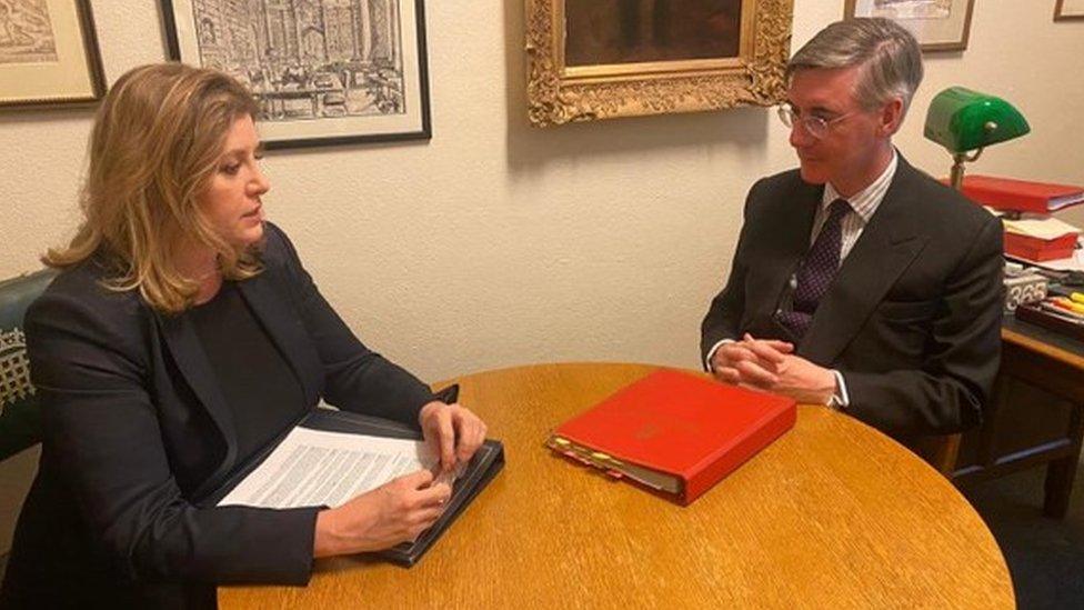 Penny Mordaunt & Jacob Rees-Mogg