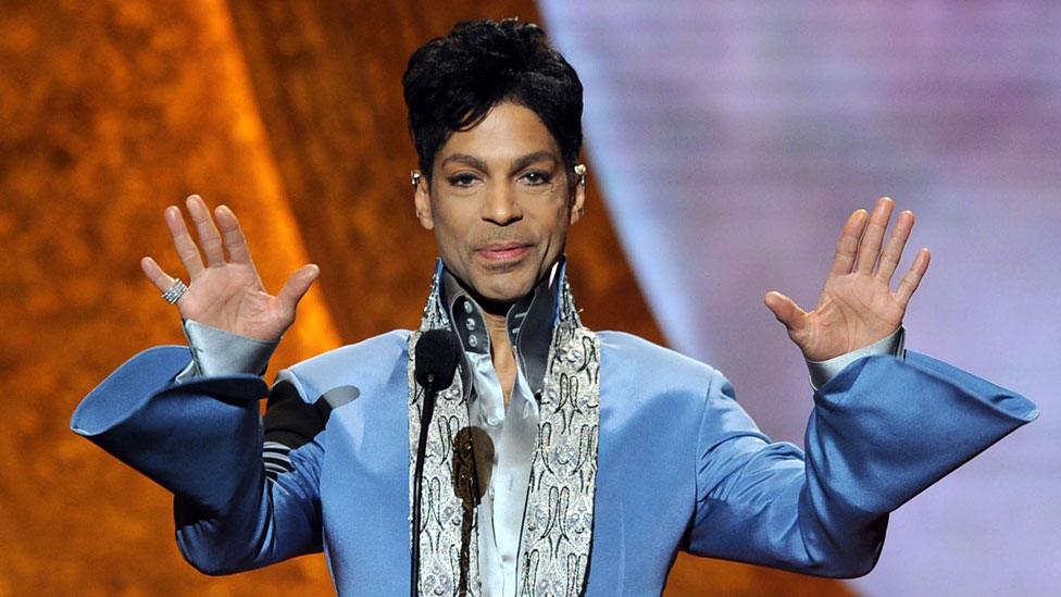 Prince speaks onstage at the 42nd NAACP Image Awards held at The Shrine Auditorium on March 4, 2011 in Los Angeles, California