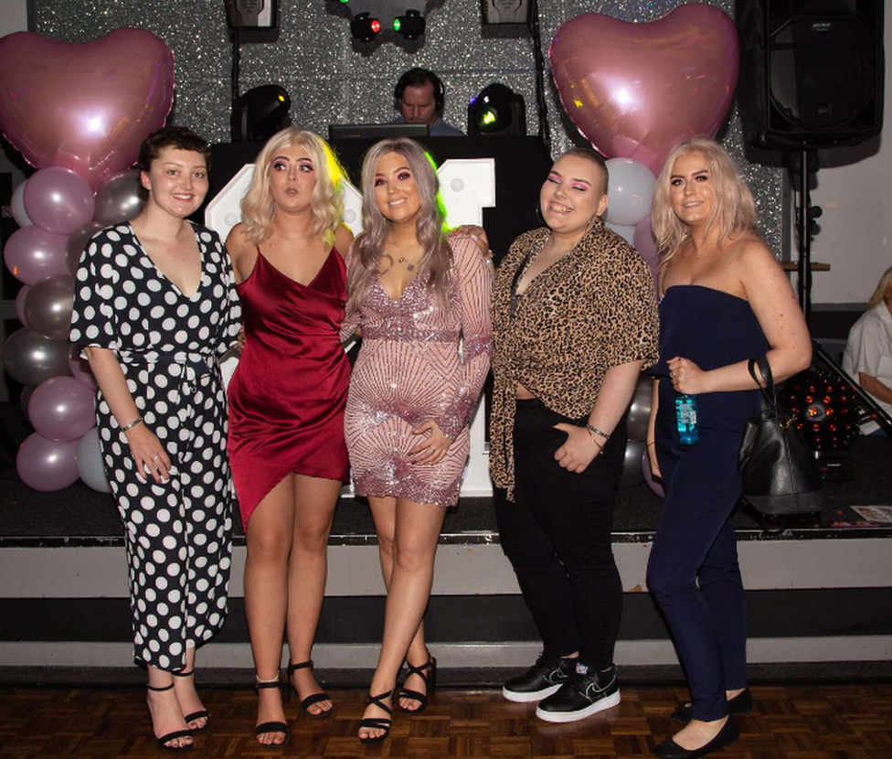 Georgina Haywood, Leah Jenkins, Sophie Wheldon, Charlie Aldred and Lauren Poulton (left to right)