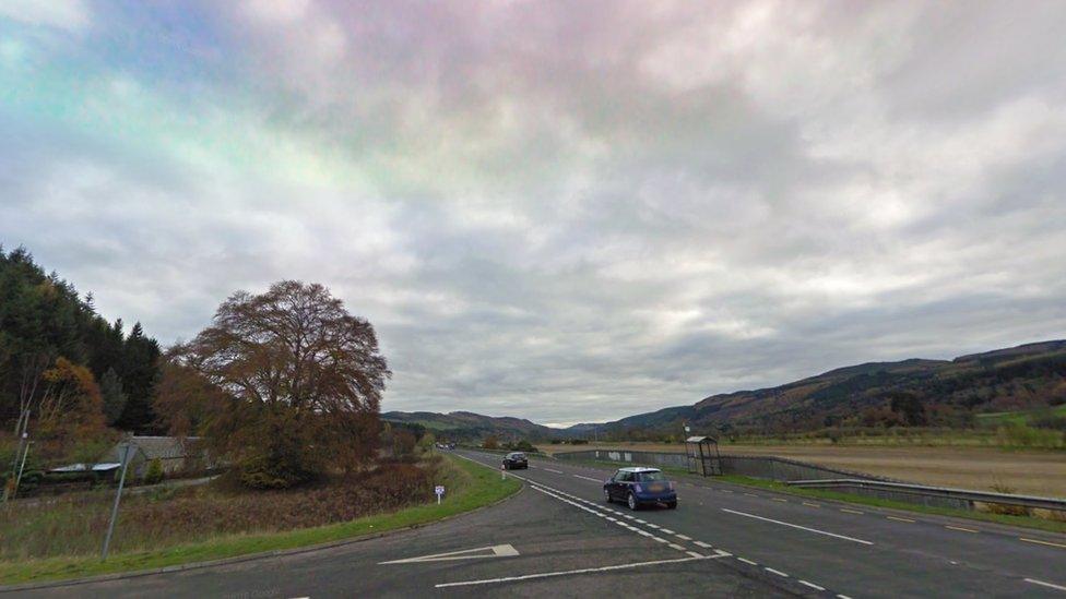 A9 near Kindallachan