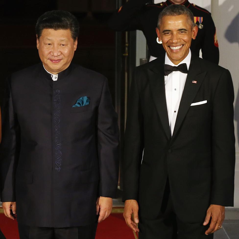 Xi Jinping and Barack Obama, September 2015