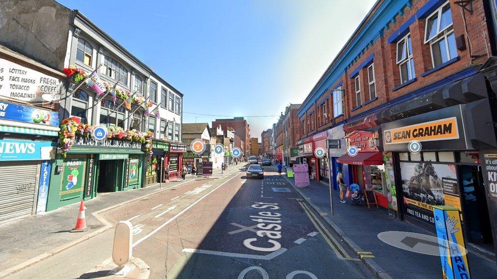 Castle Street in Belfast