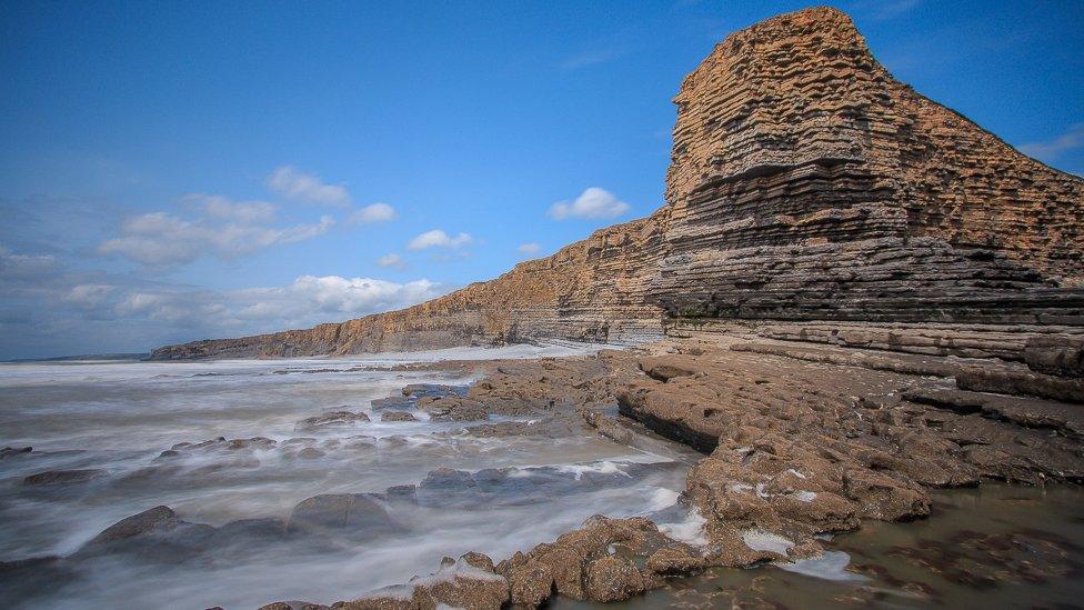 Nick Dallimore, of Cardiff, photographed Nash Point, near Llantwit Major