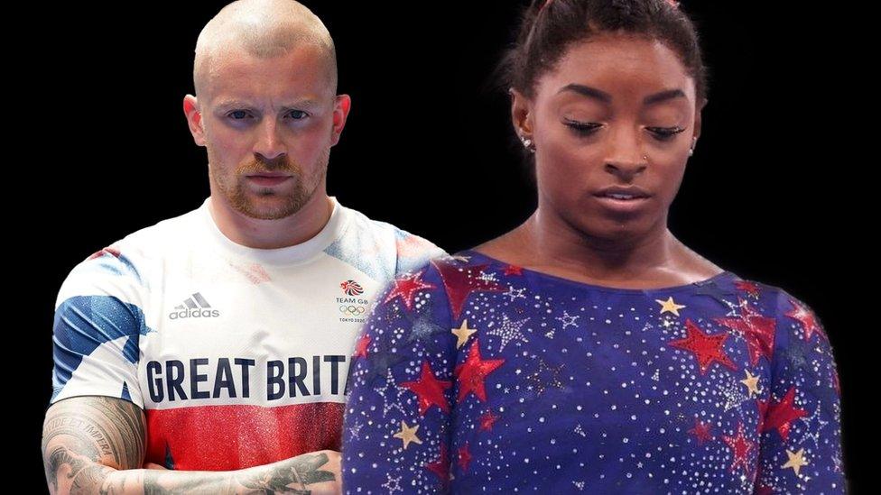 Adam Peaty and Simone Biles.