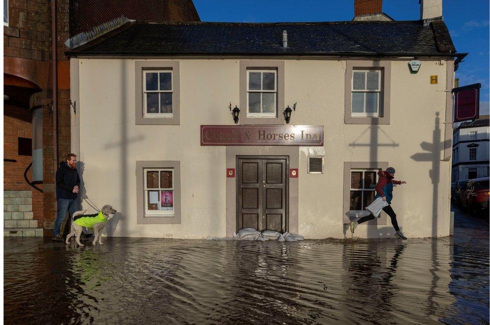 Flooding at Whitesands