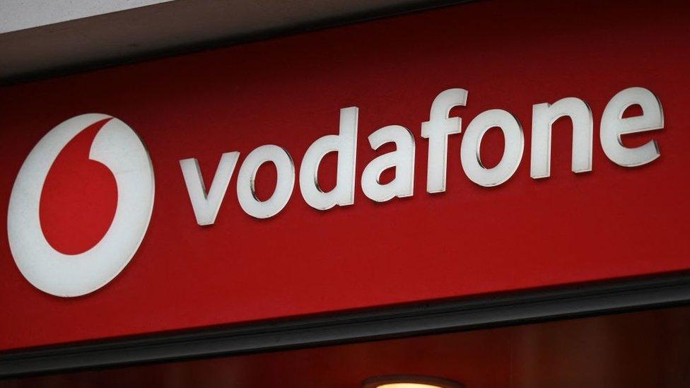 Vodafone shop front