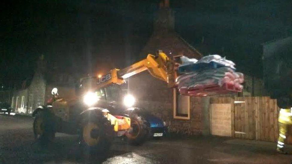 Lossiemouth sandbags