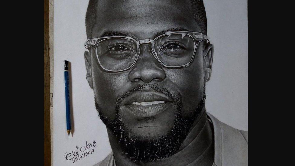 A portrait of Kevin Hart