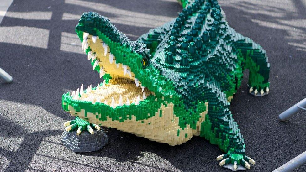 Lego crocodile