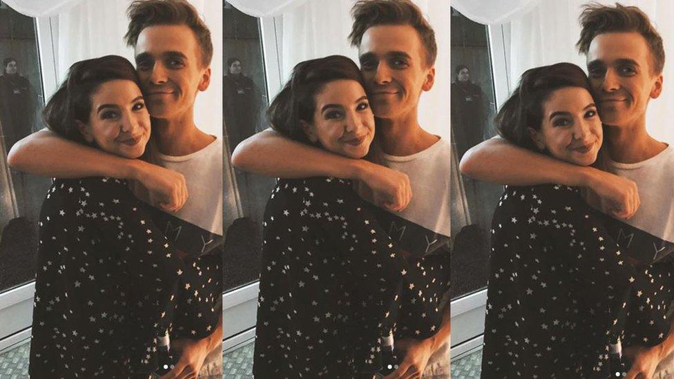 Zoella and her brother Joe Sugg.