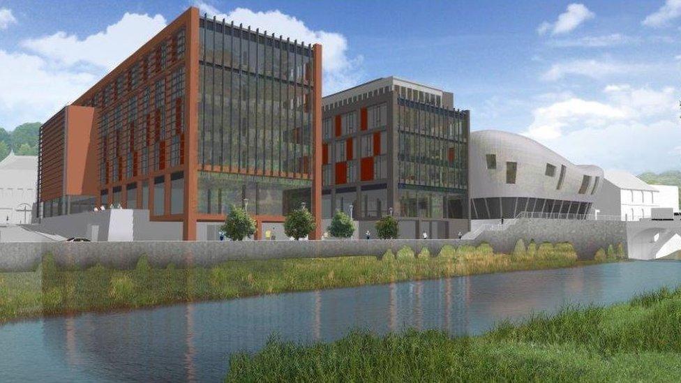 Plans for the new Taff Vale development