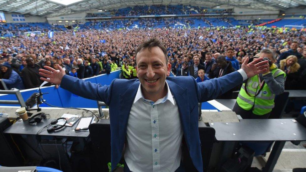 Tony Bloom at Amex Stadium