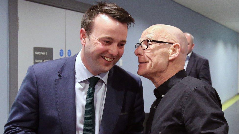 Colum Eastwood, SDLP and Eamonn McCann, People Before Profit, were both elected in Foyle