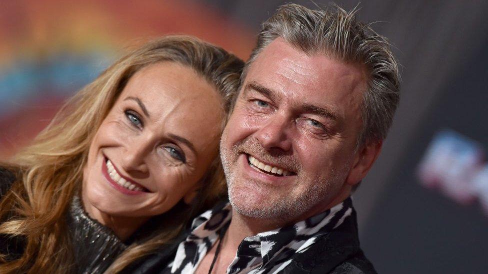 Elisabetta Caraccia and Ray Stevenson