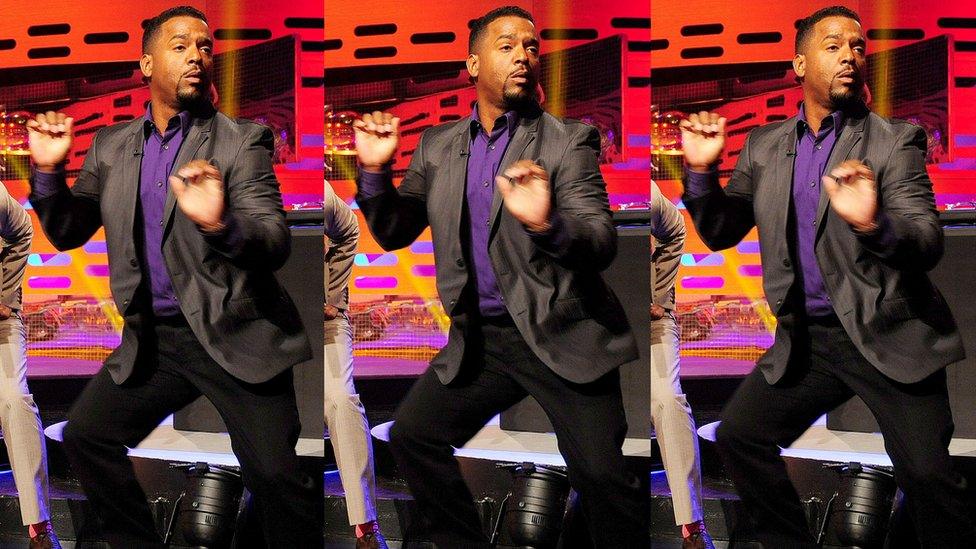 Alfonso Ribeiro dancing.