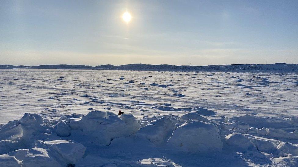 Iqaluit yng ngogledd ddwyrain Canada