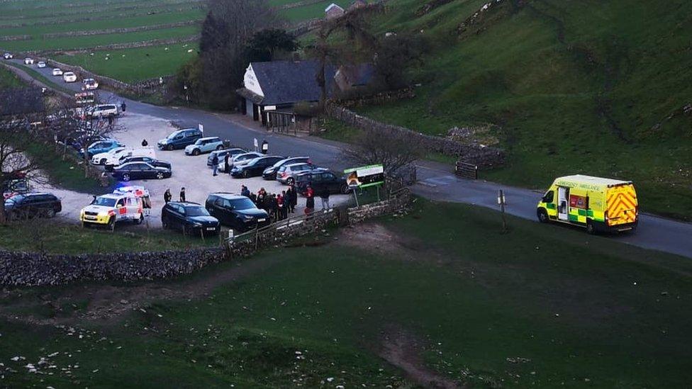 Ambulance at Speedwell Cavern