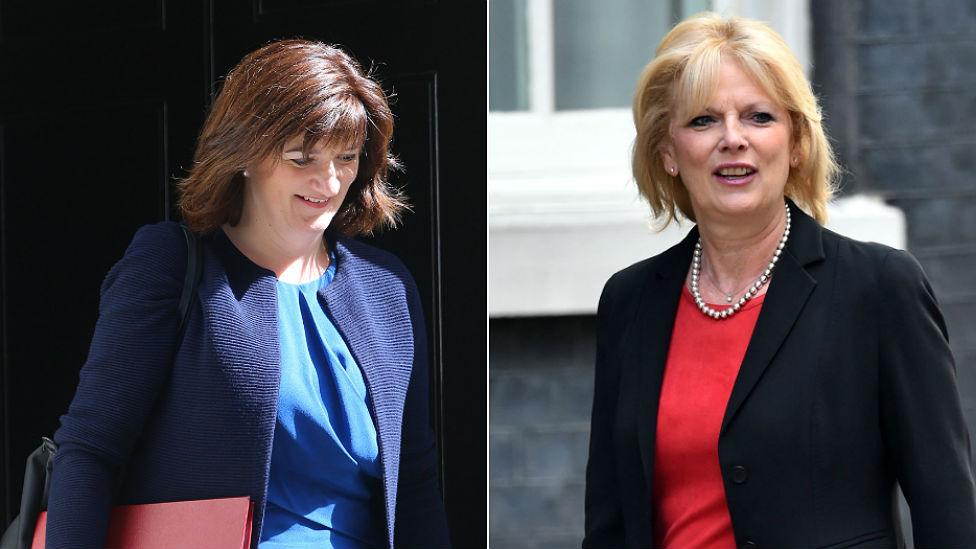 Nicky Morgan and Anna Soubry