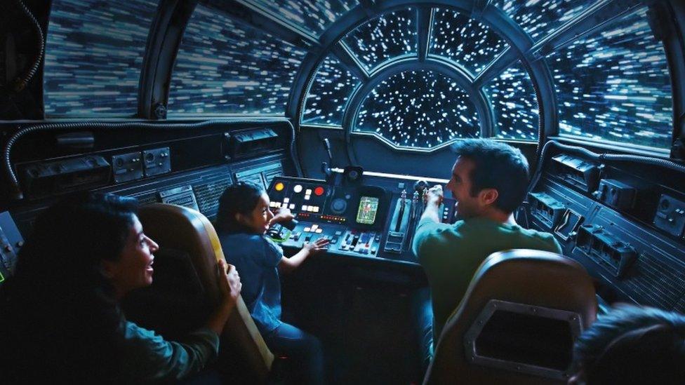 inside the Millennium Falcon