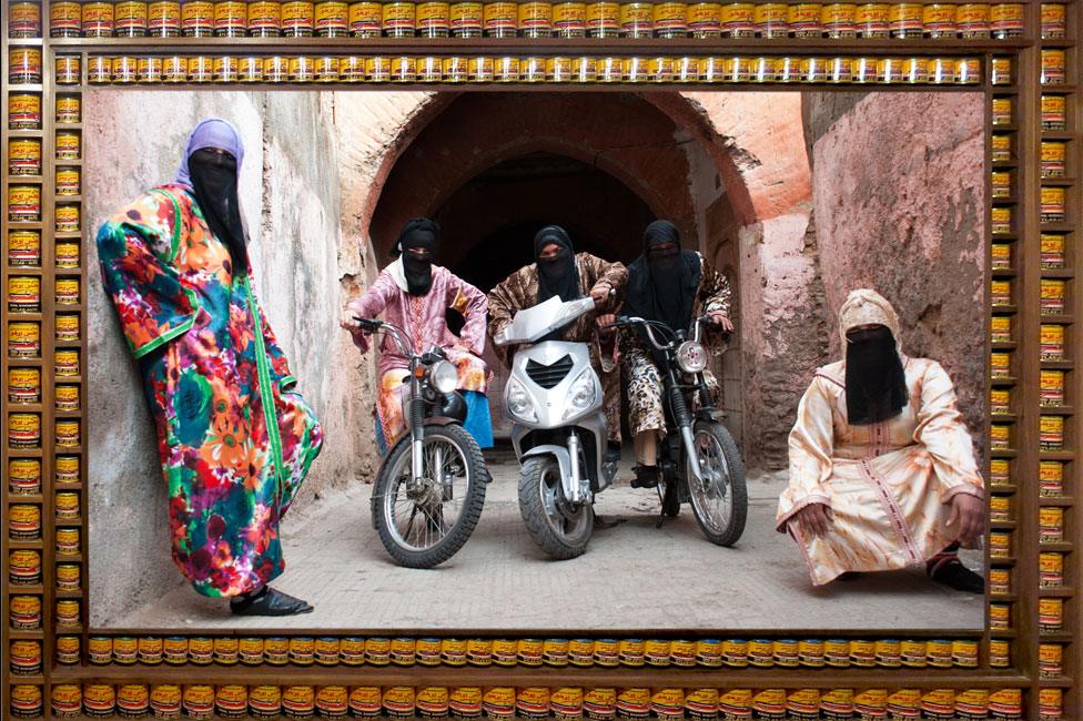 Henna Bikers by Hassan Hajjaj