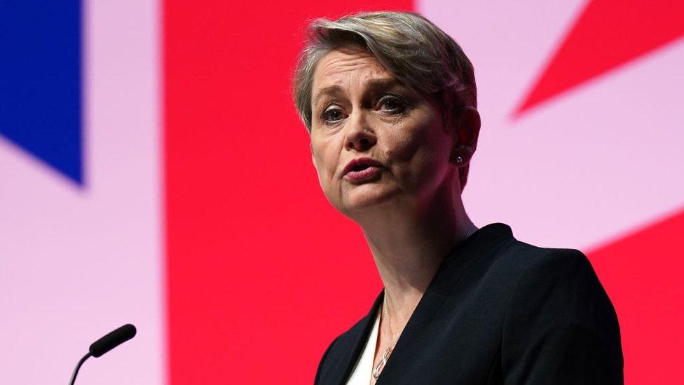 Shadow home secretary Yvette Cooper