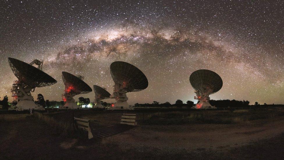 Australian Compact Array radio dishes