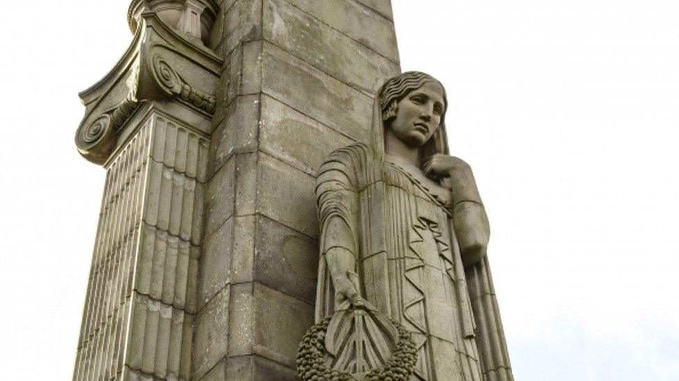 Accrington War Memorial (detail)