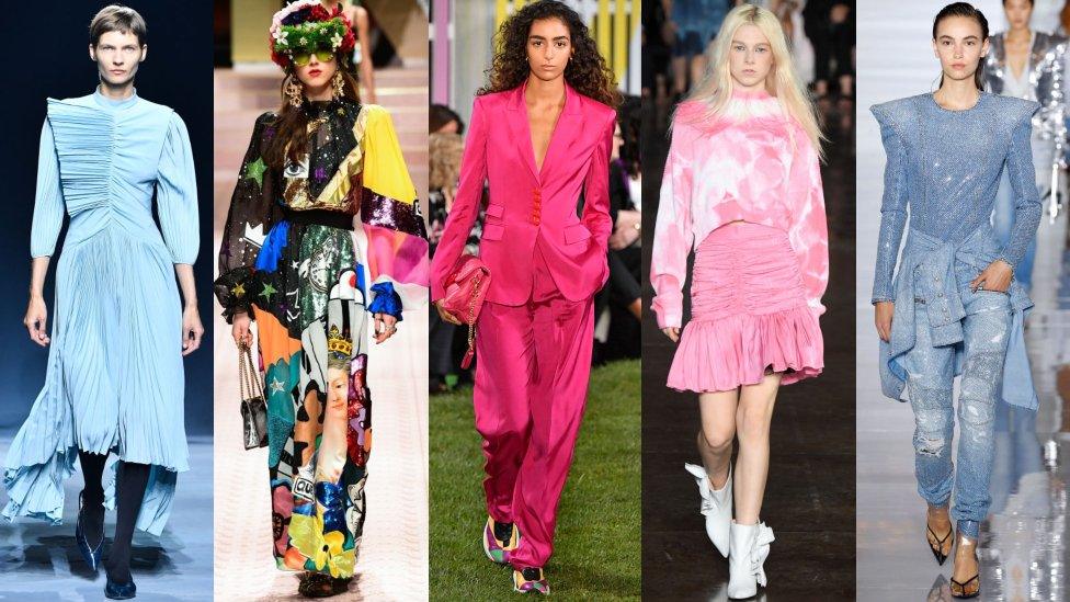 The five biggest fashion looks for spring 2019 BBC News