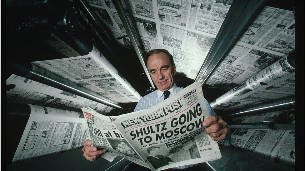 Rupert Murdoch in 1985