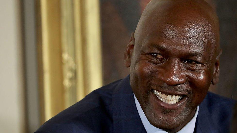 Basketball icon Michael Jordan