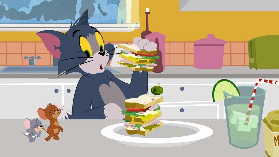 Still from WB Kids show for Tom and Jerry