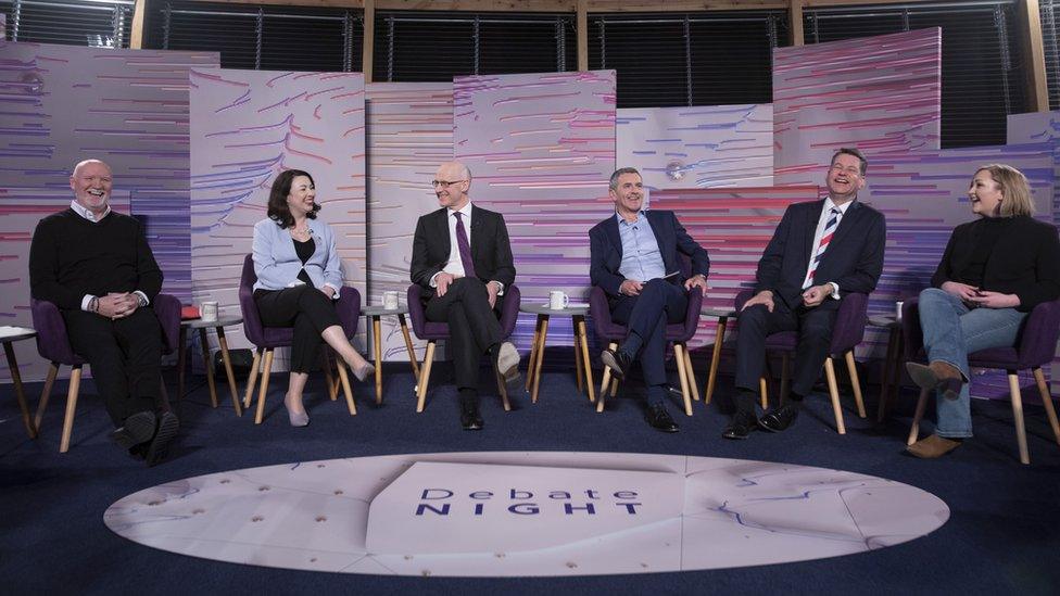 Sir Tom was speaking on BBC Scotland's new Debate Night programme