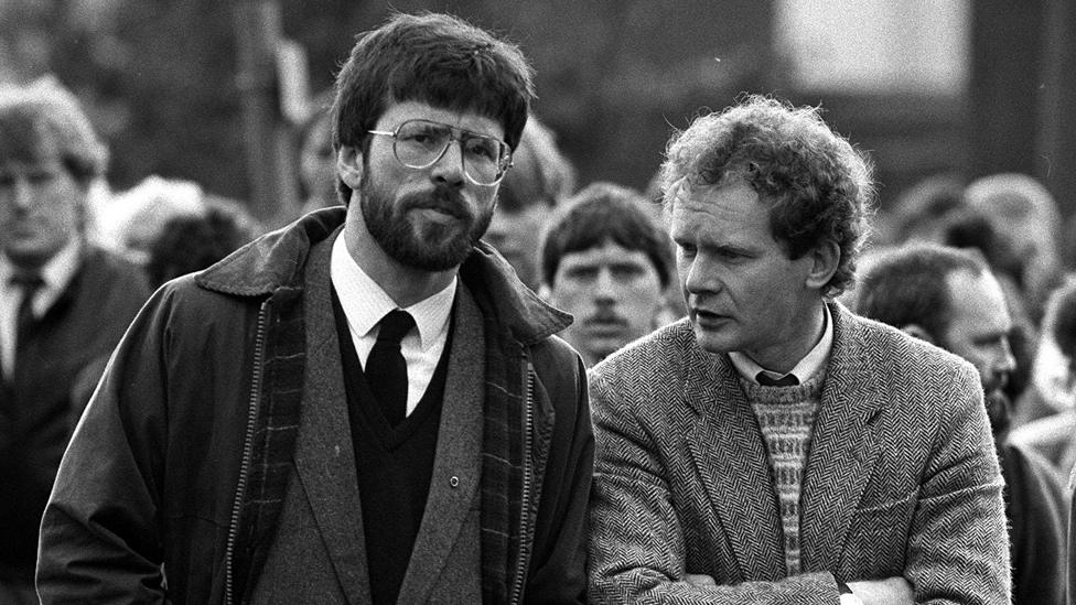 Gerry Adams and Martin McGuinness, 1987