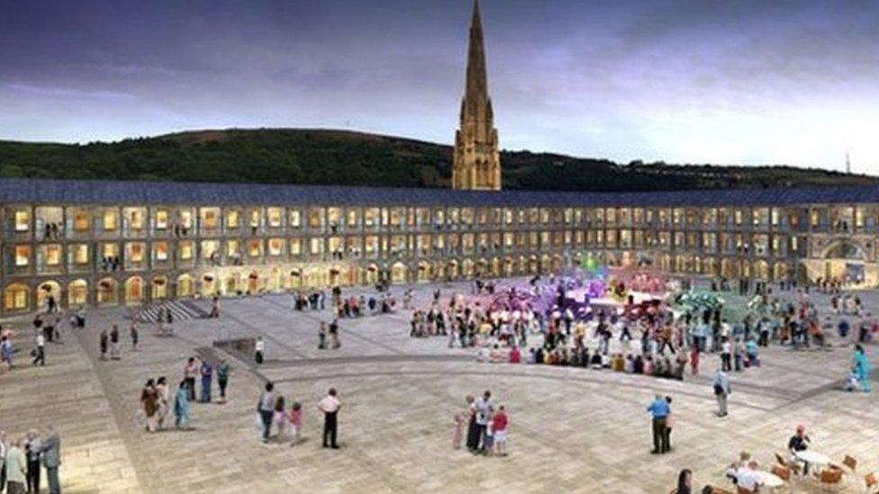 Artist's impression of the Piece Hall in 2015