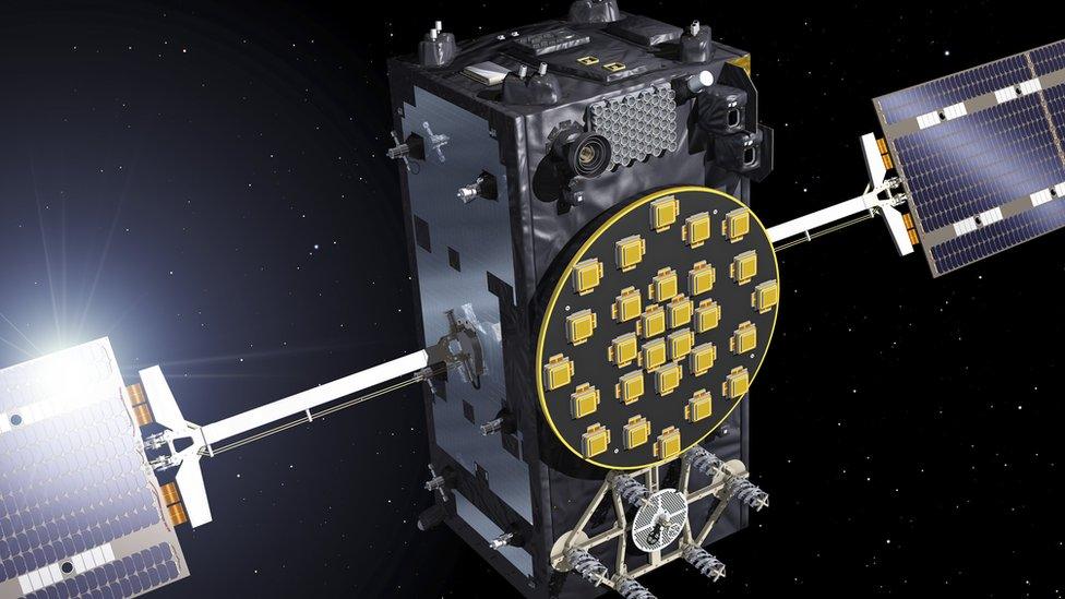 European Space Agency undated handout artist view of a Galileo Full Operational Capability (FOC) satellite