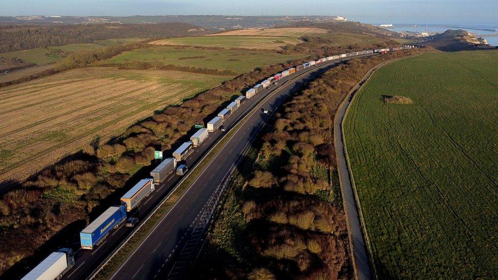 Dover TAP queues on January 22