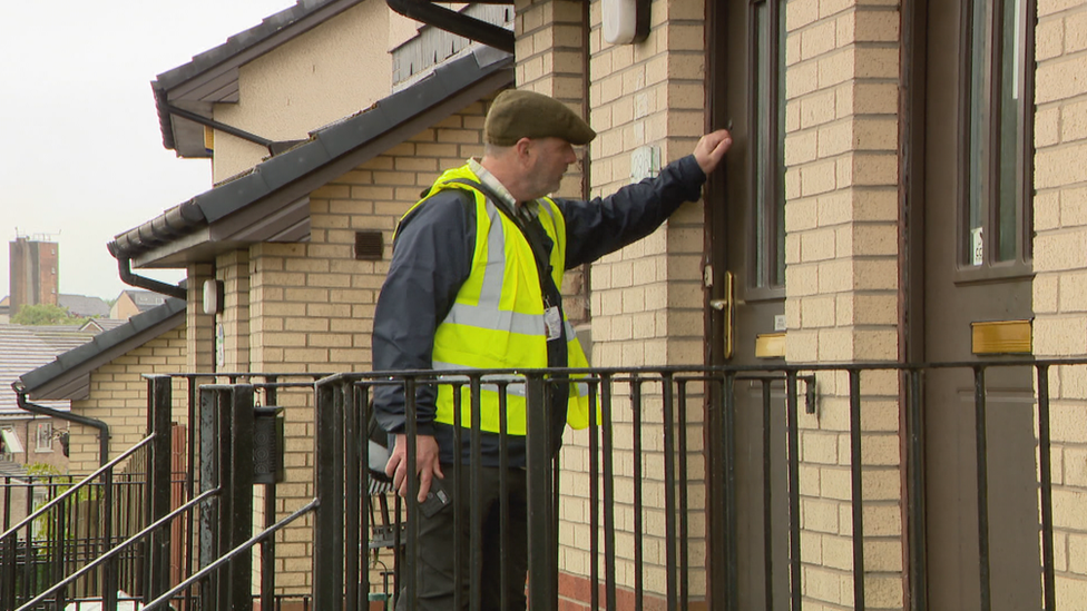 NRS field staff knocking on doors - 28 May