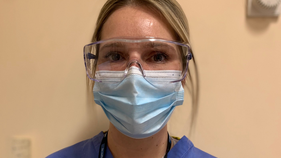 head shot of Nikki who works at Harrogate Hospital in PPE department