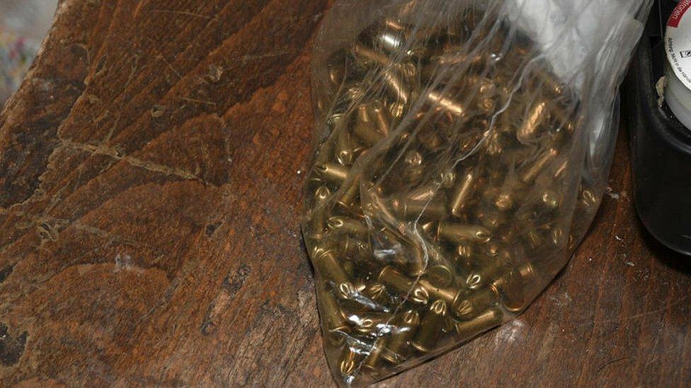 bag of ammunition