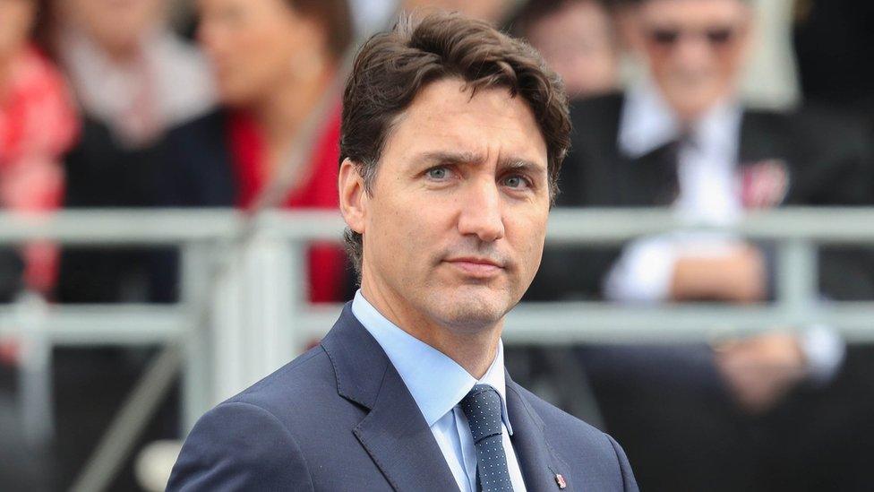 Canadian PM Justin Trudeau