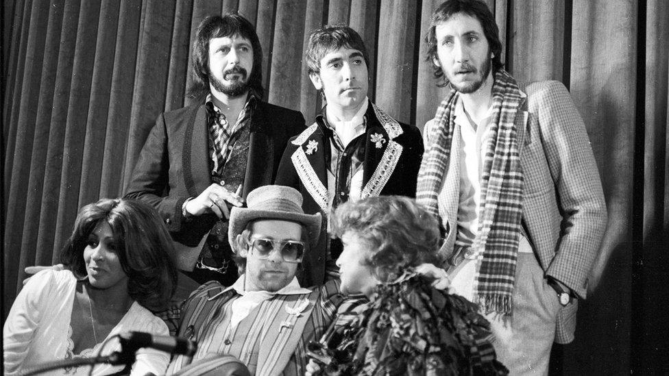 Sir Elton John with Tina Turner and The Who