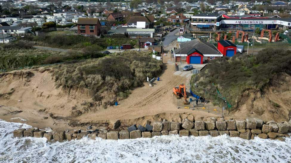 Hemsby gap erosion