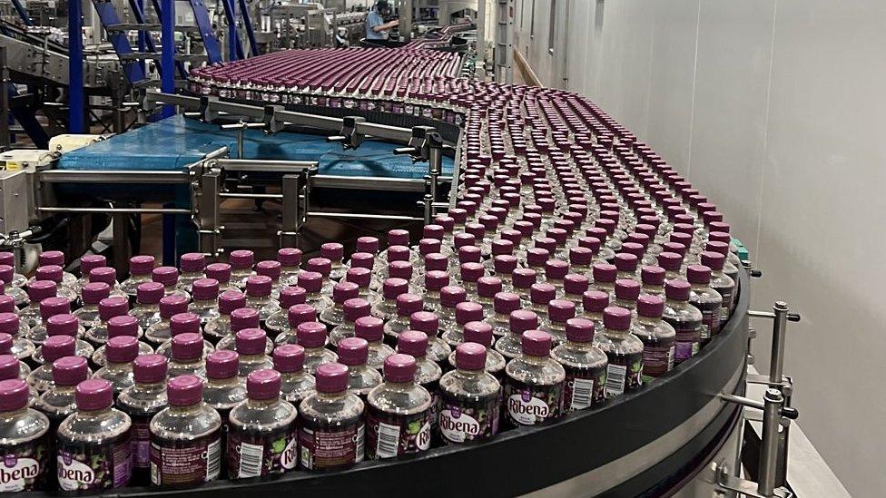 Ribena production line