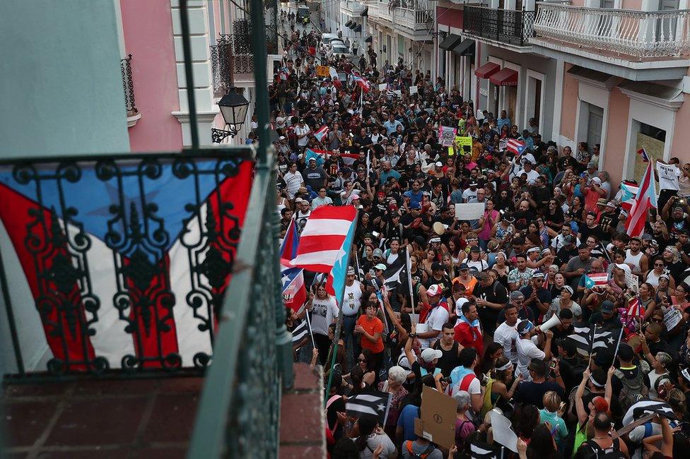 Protests in San Juan