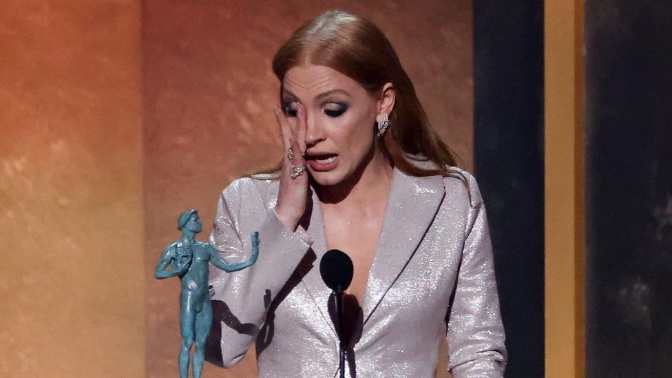 Jessica Chastain at the Screen Actors Guild Awards