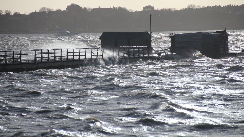 Stormy seas