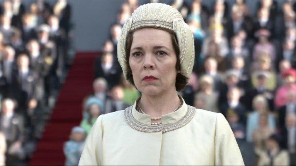 Olivia Colman as the Queen