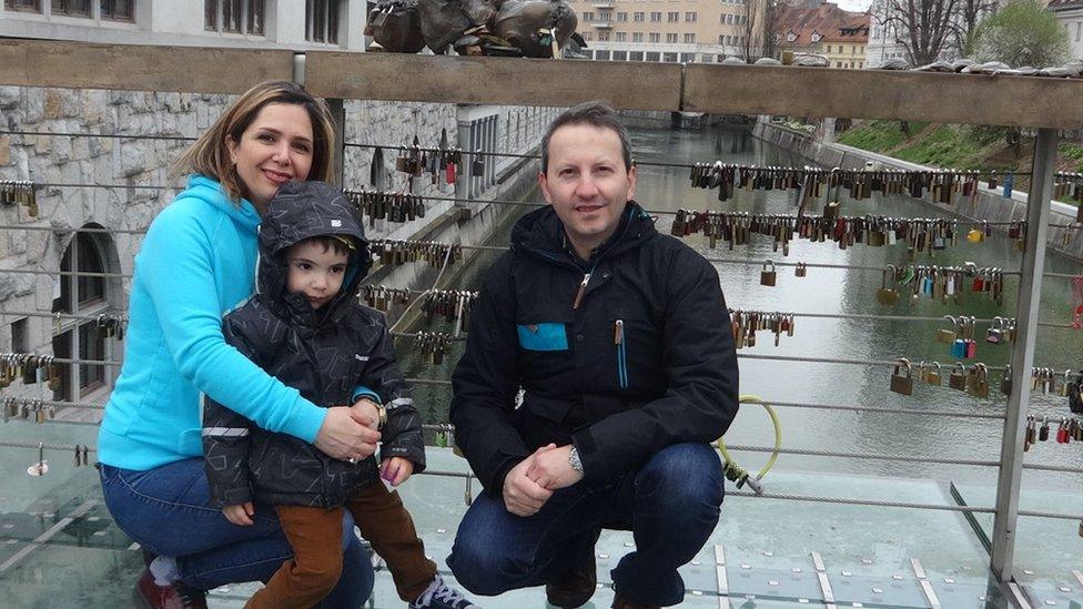 Ahmadreza Djalali and his family